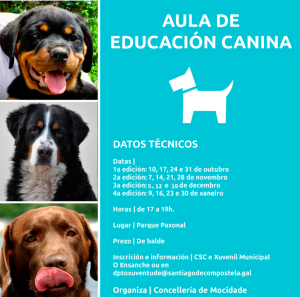 Aulas Educación canina_datas